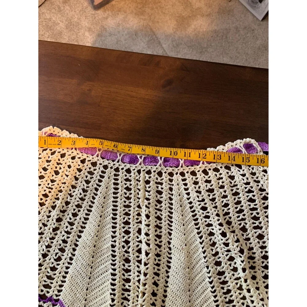 Vintage Hand Crocheted Apron